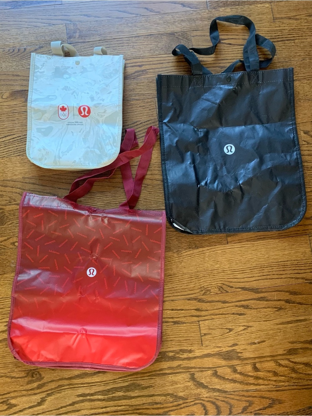 Lululemon Athletica Reusable Shopping Bags x 3